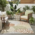 thumbnail image 4 of Nourison Aloha Indoor/Outdoor Ivory Multicolor 6' x 9' Area Rug (6x9), 4 of 10