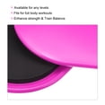 thumbnail image 5 of Uxcell Exercise Core Sliders, Oval Glider Discs with Feet Covers, Dual Sided, Home Gym, Pink, 5 of 6