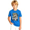 thumbnail image 2 of Boys Faith Cross Graphic Tees, Camo Letter Short Sleeve Kids T-Shirt, 100% Cotton Soft Casual Tops for Children, 2 of 5