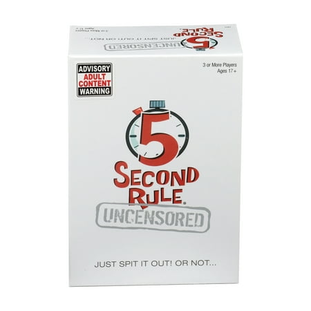 5 Second Rule Uncensored Game, Adult Game, Party Game, Card Game