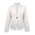 thumbnail image 3 of Saco clásico de Mujer Elegancia y Estilo Blanco Grande, 3 of 3
