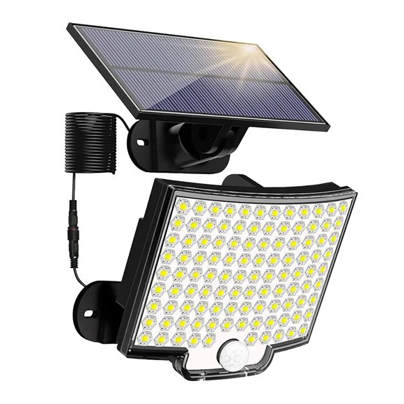 Juego de luces solares para pared del porche, luz de pared alimentada por energía Solar para jardín, Patio, 1 Juego