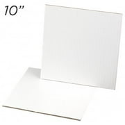 10" Square Coated Cakeboard 12 ct