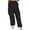 Black, variant on cfhntfmh Cargo Sweatpants for Women Wide Leg Fleece Lined Yoga Pants Fall Baggy High Waisted Joggers with Pockets