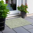thumbnail image 6 of Addison Rugs Chantille Indoor/Outdoor Transitional Squares Green Washable Rectangle Rug, 1'8" x 2'6", 6 of 6