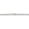 thumbnail image 4 of 925 Sterling Silver 3.75mm Oval Cable Chain 20 Inch, 4 of 7