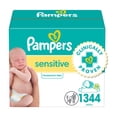 thumbnail image 1 of Toallitas para bebés Pampers Sensitive a base de agua 1344, 1 of 8