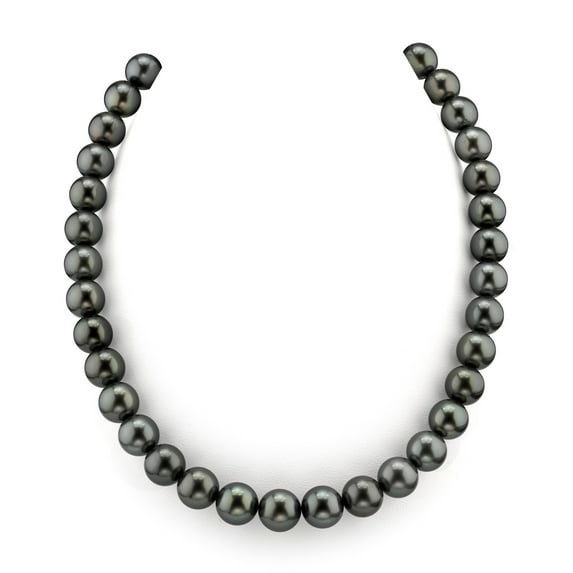 14K Gold 10-11mm Tahitian South Sea Cultured Pearl Necklace - AAAA Quality, 20" Matinee Length