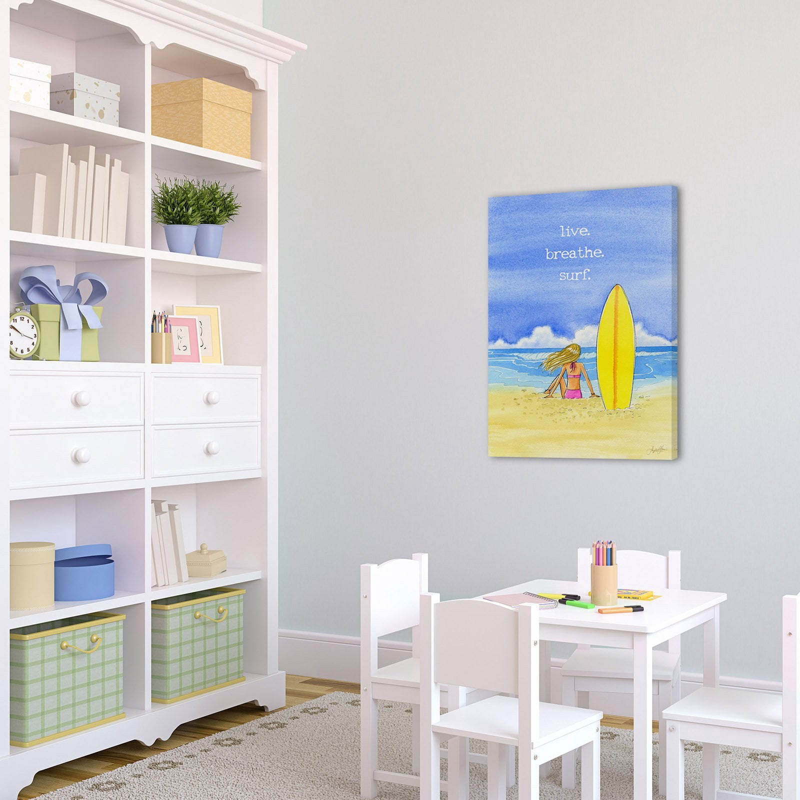 Marmont Hill "Hawaii Girl" by Phyllis Harris Painting Print on Wrapped Canvas