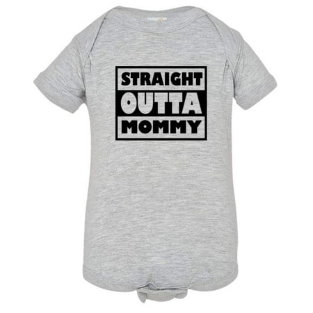 

PleaseMeTees™ Baby Straight Outta Mommy Out Of Mother Infant HQ Jumper