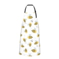 thumbnail image 2 of Lsque Bee Waterproof Apron Chef Aprons for Men Heavy Duty Chemical Work Apron Extra Long Grilling Aprons with Adjustable Bib Apron, 2 of 9