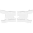 thumbnail image 2 of 38"W x 25 3/8"H x 5"ID x 8 1/4"C x 1"P Haven Architectural Grade PVC Contemporary Ceiling Medallion, Two Piece, 2 of 11