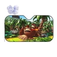 thumbnail image 1 of Donkey Kong Car Sunshade Windshield Sun Shade Protection Foldable Front Windshield Sunshade, 1 of 9