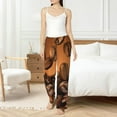 thumbnail image 4 of Fotbe Coffee Beans Pantalones de Pijama para Mujer, Pantalones de Dormir, Pantalones Pj con Cordón y Bolsillos-X-Large, 4 of 6