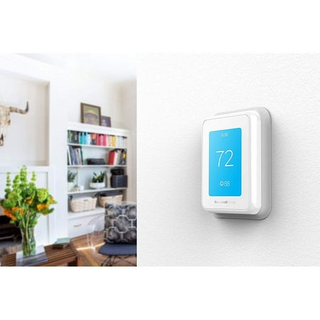 Honeywell Home - T9 Smart Programmable Touch-Screen Wi-Fi Thermostat with Smart Room Sensor - White