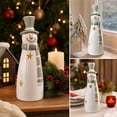 thumbnail image 5 of IPEWLEX Festive Snowman Holiday Decor with Star Hollowout & Accessories – Elegant Indoor Christmas Ornament for Living Room, Fireplace, Tabletop, and Gifting to Family & Decoration Enthusiasts, 5 of 5