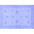thumbnail image 1 of Ahgly Company Machine Washable Indoor Rectangle Oriental Blue Traditional Area Rugs, 2' x 3', 1 of 4