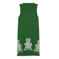 thumbnail image 3 of celtic shamrock Spring Summer Dresses for Women Fashion T-shirt Dress Casual Sleeveless Loose Sundress with Pockets, 3 of 5