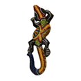 thumbnail image 1 of Dalazy Multicolored Gecko Lizard Sculpture Creative Wall Decor Indoor Outdoor 20CM, 1 of 9
