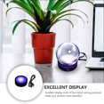 thumbnail image 3 of Homoyoyo Black Plastic LED Lamp Base for Home Use with Touch Sensor and Round Shape Design 4.5 Inches, 3 of 8