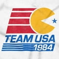 thumbnail image 2 of PACMAN Video Arcade Game Team USA Men's Graphic T Shirt Tees Brisco Brands S, 2 of 6