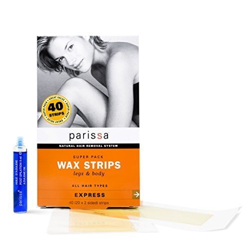 Parissa Wax Strips Super Pack, Hair Removal Waxing Kit for Women Men