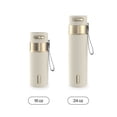 thumbnail image 6 of Contigo 24 oz Stainless Steel Leak-Proof Insulated Water Bottle with Carry Strap, Cream/Champagne, 6 of 8