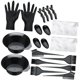 thumbnail image 1 of Juego de brocha y recipiente para teñir el cabello con brochas ergonómicas y recipiente fácil de limpiar para uso en salones de belleza y en el hogar., 1 of 5