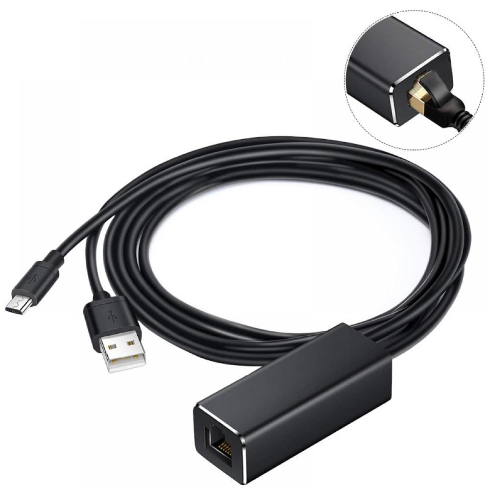 Cable Matters Adaptador Micro USB a Ethernet, Adaptador Red a Micro USB,  Convertidor RJ45 Ethernet a Micro USB hasta 480Mbps para Fire TV Stick (2da  Gen), Chromecast, Google Home Mini, etc. 
