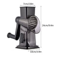 thumbnail image 3 of EGNMCR Multifunctional Function Vegetable Cutter Hand Crank Roller Cut Vegetables Kitchen Artifacts Wire stripper, 3 of 6