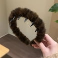 thumbnail image 2 of Xihbxyly Diadema de Leopardo, Elegante Diadema con Dientes Ondulados, Diseño Cómodo y Antideslizante, Material de Pvc Elástico, Uso Diario, Accesorio Unisex para El Cabello, Ideal para Cualquier Ocas, 2 of 4