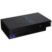 Restored Sony PlayStation 2 PS2 Fat Video Game Console with 1 GB Data Storage, Black