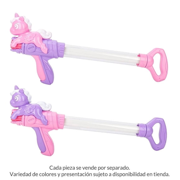Pistola de agua Play Day diseño de unicornio varios modelos 1 pieza