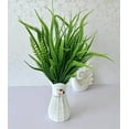 thumbnail image 5 of 18.5" Artificial Bead Grass Plants, Beaded Grass Wreath Fillers Stems DIY Crafts for Wreaths Floral Arrangements Home Door Garden Xmas-Harvest Decor, Green, 5 of 5
