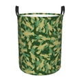 thumbnail image 6 of Lsque Crayfish Army pattern Laundry Hamper Basket, Tall Woven Rope Hamper Basket for Clothes, Lightweight Storage Basket, Collapsible Waterproof-Small, 6 of 8