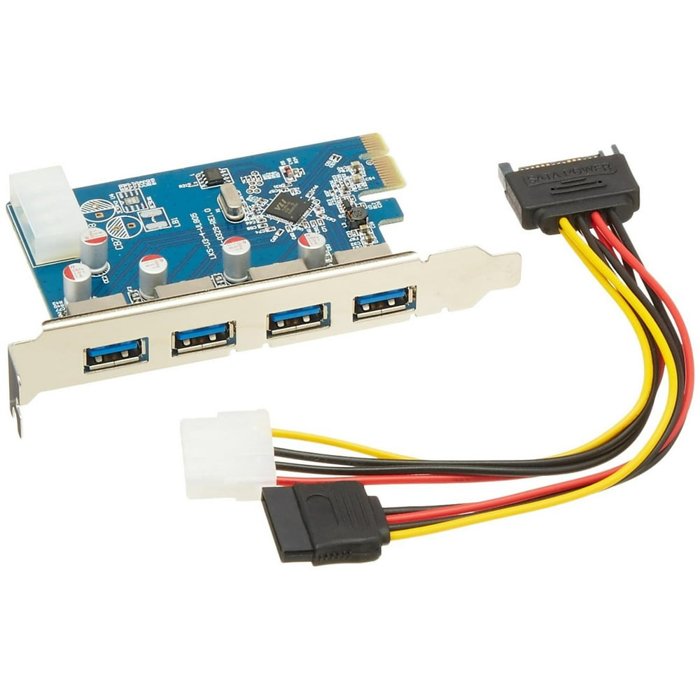 4 Port USB 3.0 PCIe Internal Card 900544, Add 4 USB 3.0 ports to your