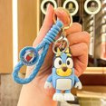 thumbnail image 1 of Cute Cartoon Car Keychain Charm Bag Decoration Charm Keychain Keychain New Year Animal Pendant Car Key Pendant Metal Key Ring, 1 of 2