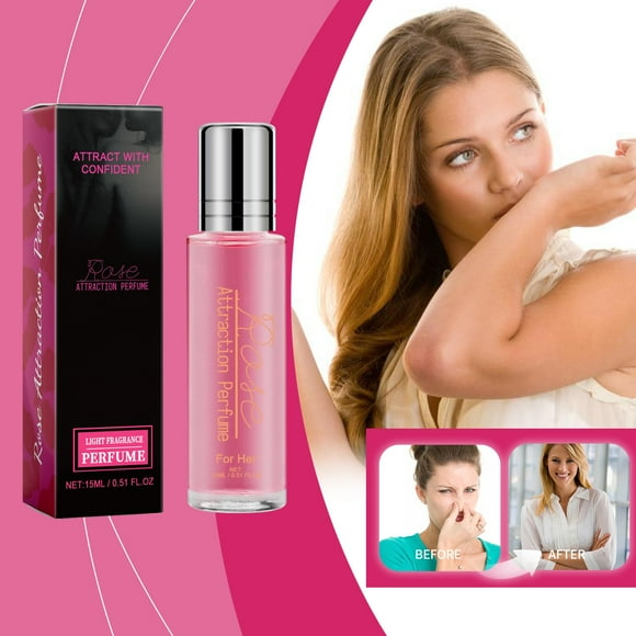 15ml Women Pheromone Perfume Rose Pheromone Perfume Sweet Lasting Roller Pheromone Perfume Oil Attracts Male Perfume, 15ML 0.51oz.fl (#E 086i)