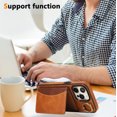 thumbnail image 4 of Leather Wallet Case For Iphone 14, iPhone 14, 4 of 5