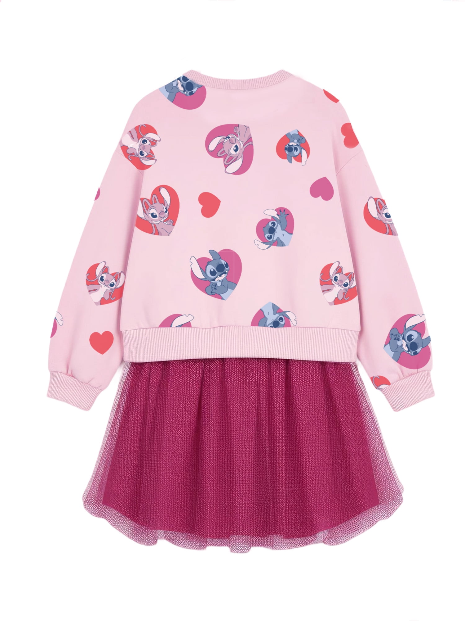 Stitch & Angel Girls Sweatshirt Tutu Dress, Sizes 4-12