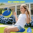 thumbnail image 6 of Swing Set for Backyard, SHINPT 2 in 1 Swing Set for Kids Ages 3-8, Toddler Swing Set with 1 Saucer Swing Seat and 1 Belt Swing Seat, Outdoor swing Set for Kids Playground, 6 of 9