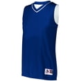 thumbnail image 2 of Augusta L Ladies Reversible Two-Color Jersey Navy/White 154, 2 of 2
