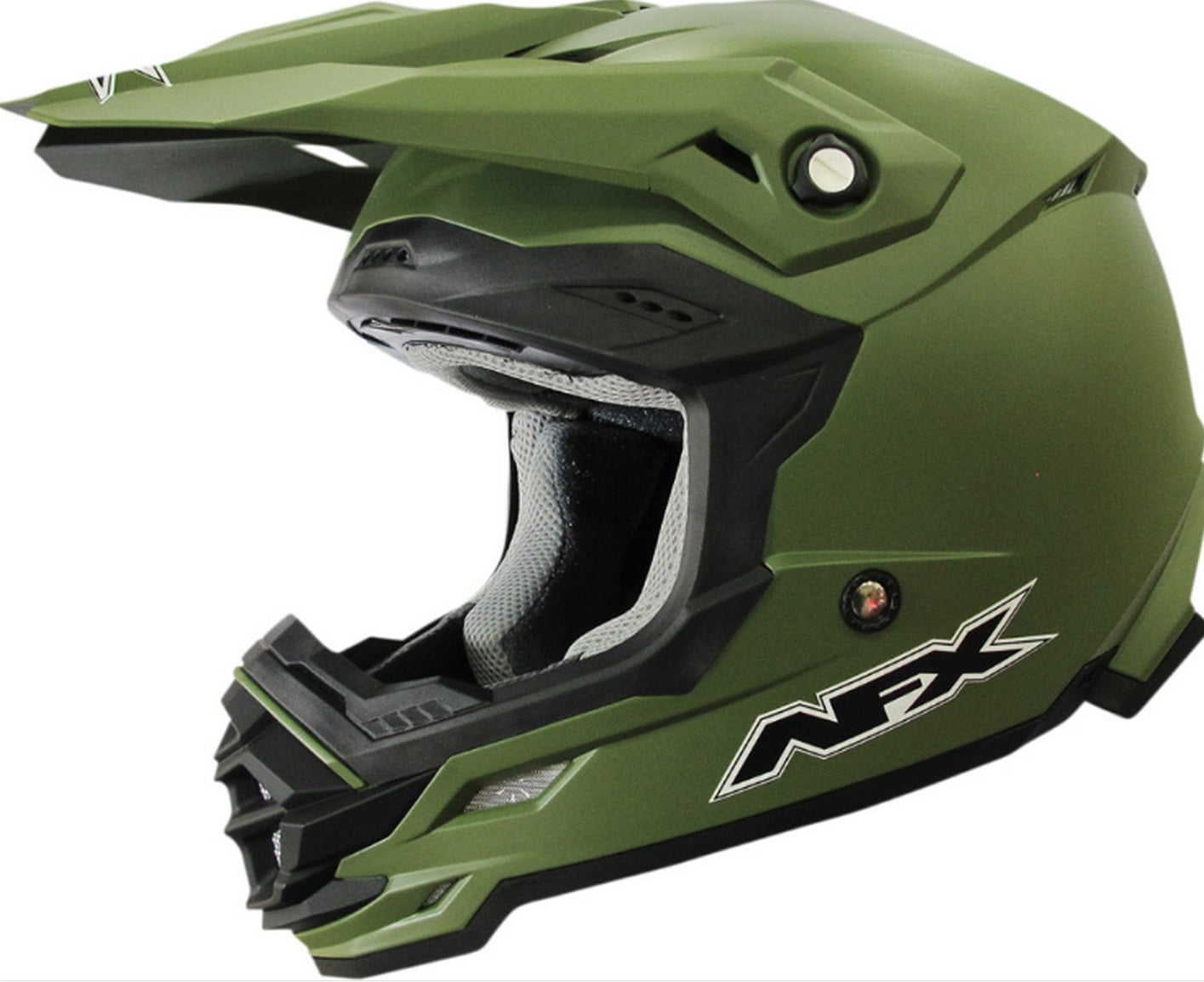 Attack Black/Green AFX FX-17 Adult Full Face Helmet for Offroad Motocross 