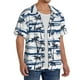 thumbnail image 2 of Fotbe Palm Tree Camisa Estampada de Manga Corta para Hombre, Casual de Verano, Estilo Playero, Sin Arrugas-Medium, 2 of 5