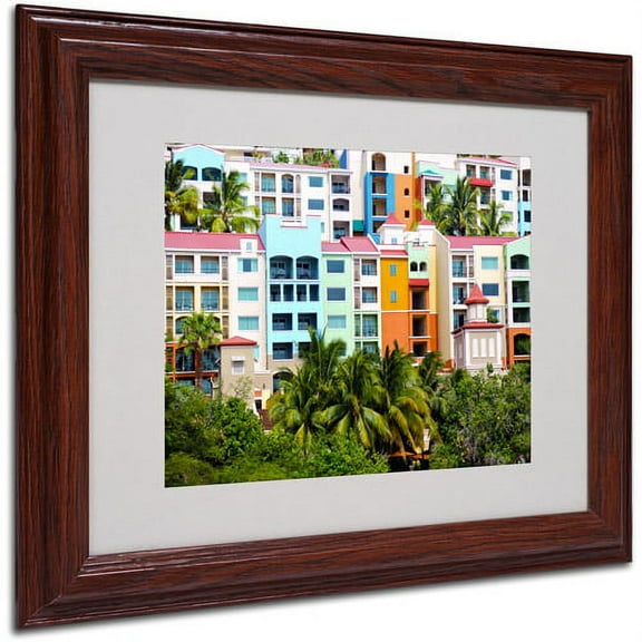 Trademark Fine Art "Virgin Islands 2" Matted Framed Art by CATeyes