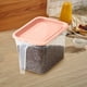 thumbnail image 2 of Recipientes herméticos transparentes para almacenar alimentos | Contenedores sellados para cereales y alimentos secos | Organización de la despensa | Plástico sin BPA | Apto para refrigerador y, 2 of 3