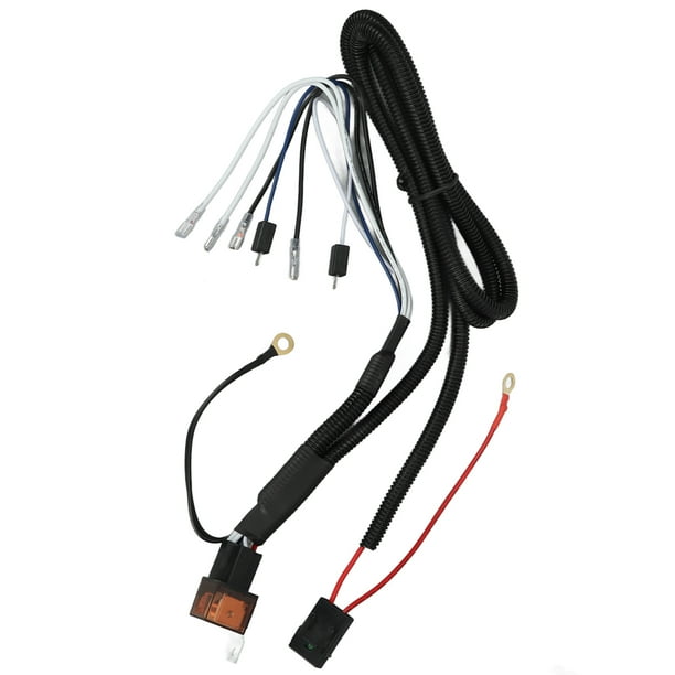 Kit De Relé De Arnés De Cableado De Bocina, Arnés De Relé De Cable De Bocina De Alta Eficiencia Antiimpacto Para Dos Para Motocicleta