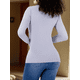 thumbnail image 3 of Suéter para Mujer de Manga Larga con Cuello en V Unitalla Sweater Dama de Punto Abrigo Sueteres Sueter Casual Formal Elegante Jersey, 3 of 5