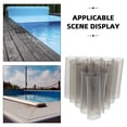 LOLIPPYY spring sleeves for pool cover Gray PVC Pool Safety System ...