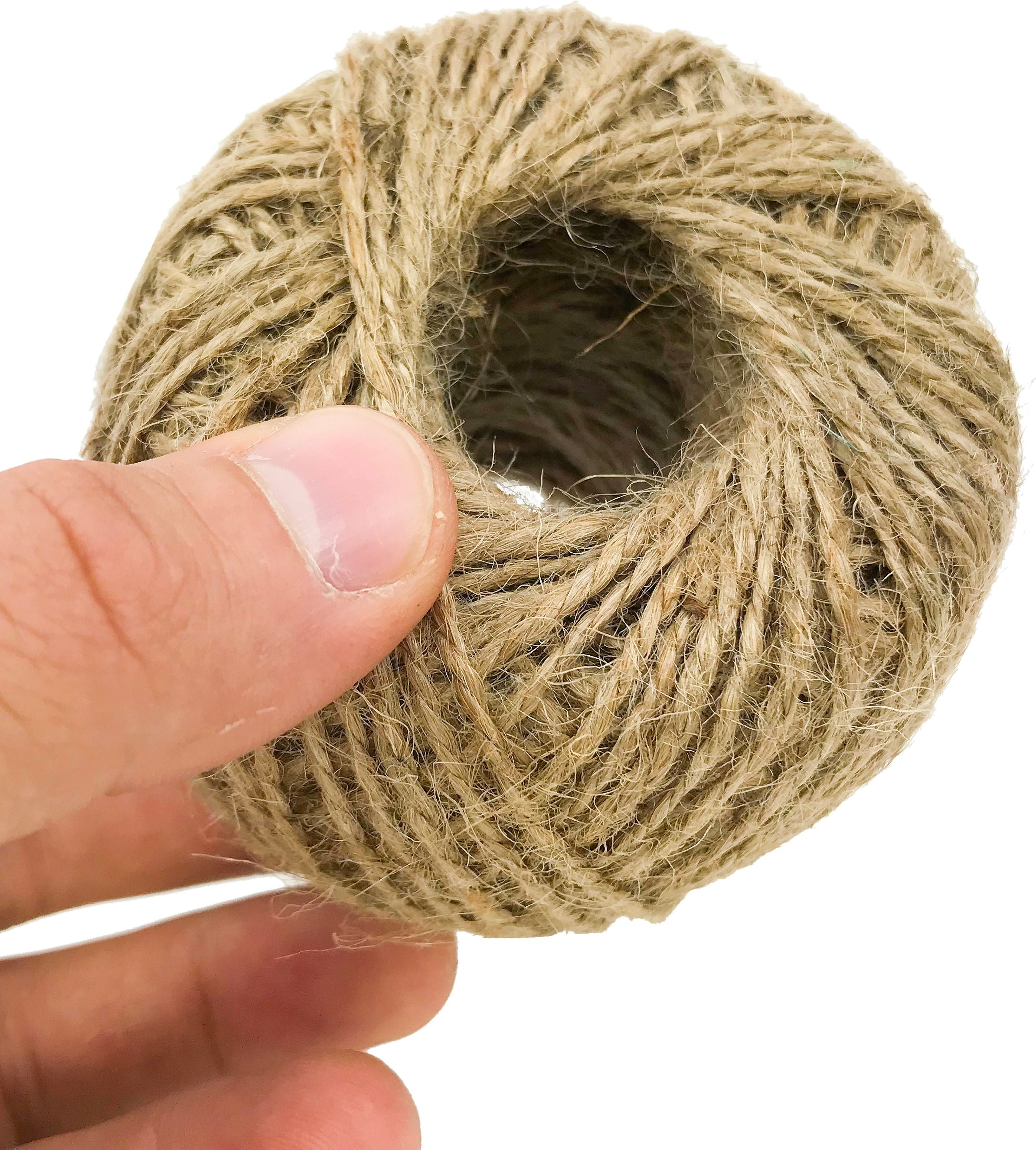 1330 390 ft Natural Twisted Jute Twine String Rope